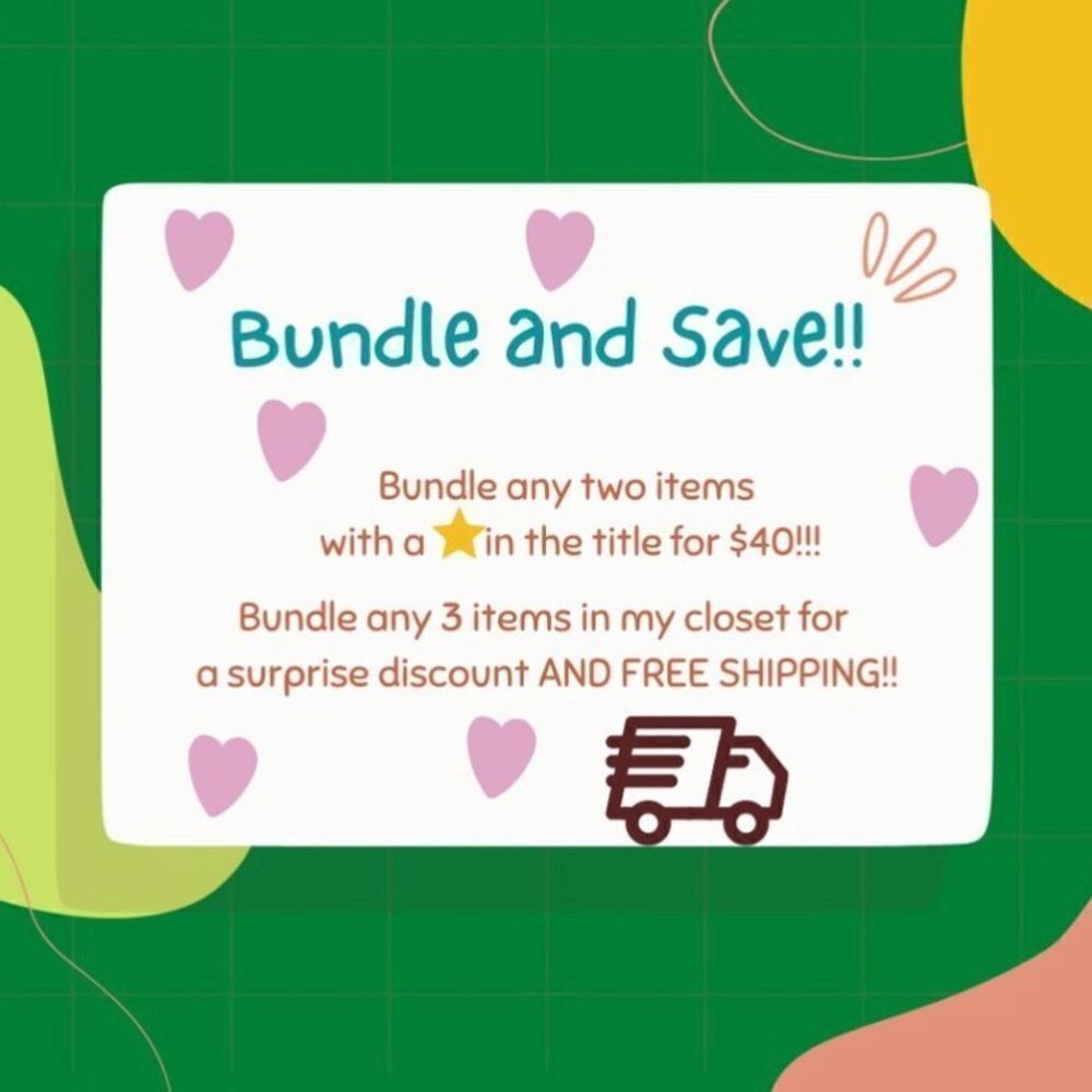 BUNDLE AND SAVE!!!! 